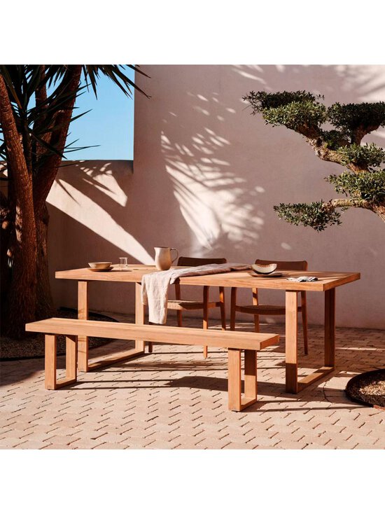 Kave Home - Canadell-penkki tiikki L 170 cm - BEIGE | Stockmann - photo 6