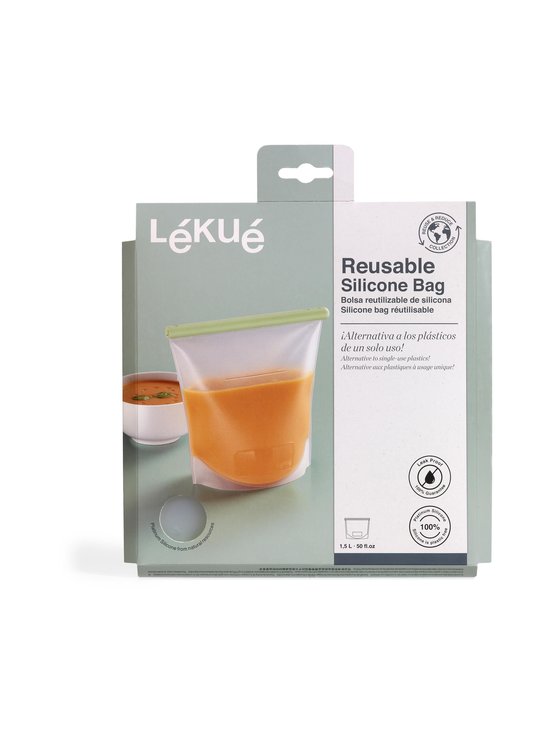 Suletav silikoonkott, 1,5 l
