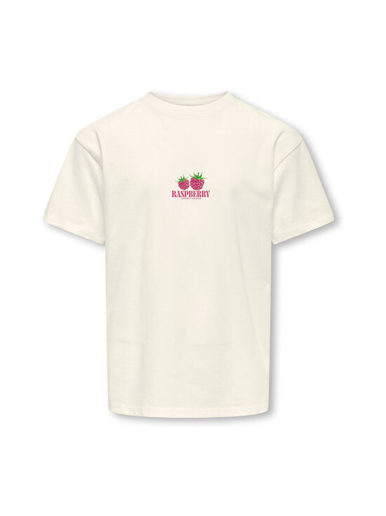 KIDS ONLY - KogCarina Life Loose t-krekls - CLOUD DANCER PRINT:RASPBERRY | Stockmann - photo 1