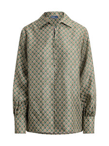 Polo Ralph Lauren - Zīda blūze - 2014 WOOD BLOCK SPIKEY FLOWER | Stockmann