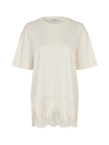 SECOND FEMALE - Vaccara Lace -trikoopaita - 1027 EGRET | Stockmann