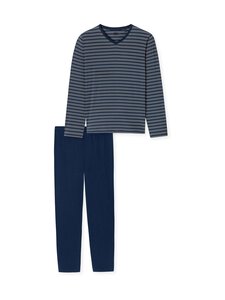 Schiesser - Long-pyjama 2-osainen - 803 DARK BLUE | Stockmann