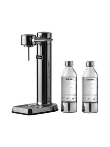Aarke - Carbonator III hiilihapotuslaite + 2 juomapulloa - STEEL | Stockmann