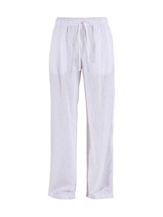BLUE - Luca-pellavasekoitehousut - WHITE | Stockmann - photo 1