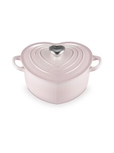 Le Creuset - Cast Iron Heart Shallow Casserole -uunivuoka 1.9 l, 20 cm - SHELL PINK | Stockmann