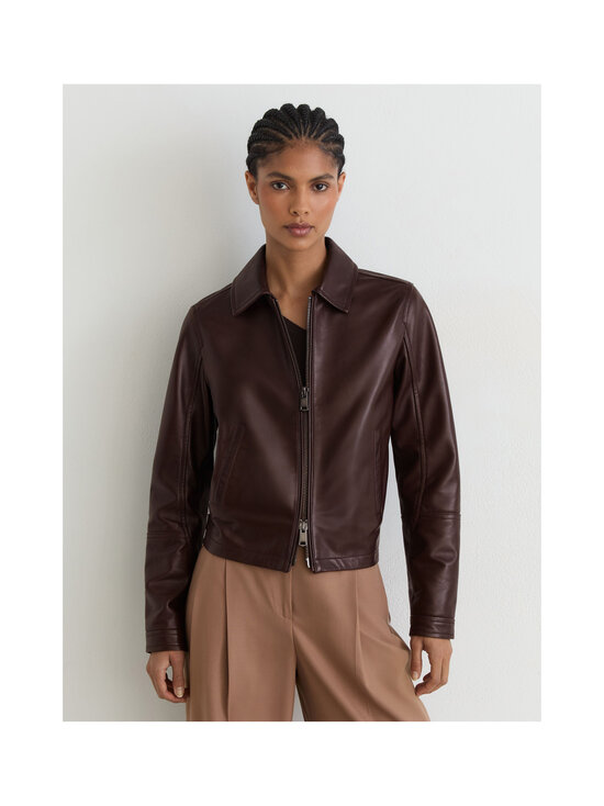 Reiss - Sorina-nahkatakki - 22 CHOCOLATE BROWN | Stockmann - photo 3