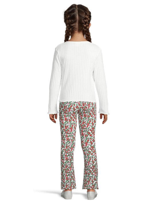 Bogi - Hailey Rib Bootcut legingi - RED FLOWER COMBO | Stockmann - photo 4