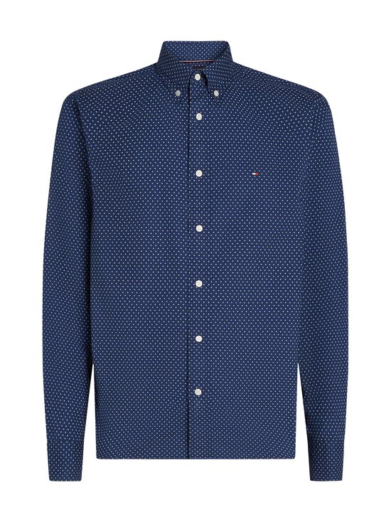 Tommy Hilfiger - Flex Poplin Regular Fit krekls ar apkakli - 0GY PREPPY NAVY / NEWSPRINT - photo 1 Tommy Hilfiger - Flex Poplin Regular Fit krekls ar apkakli - 0GY PREPPY NAVY / NEWSPRINT | Stockmann - photo 1