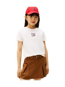 Tommy Hilfiger - Rhinestone T-krekls - YA8 IVORY SILK | Stockmann