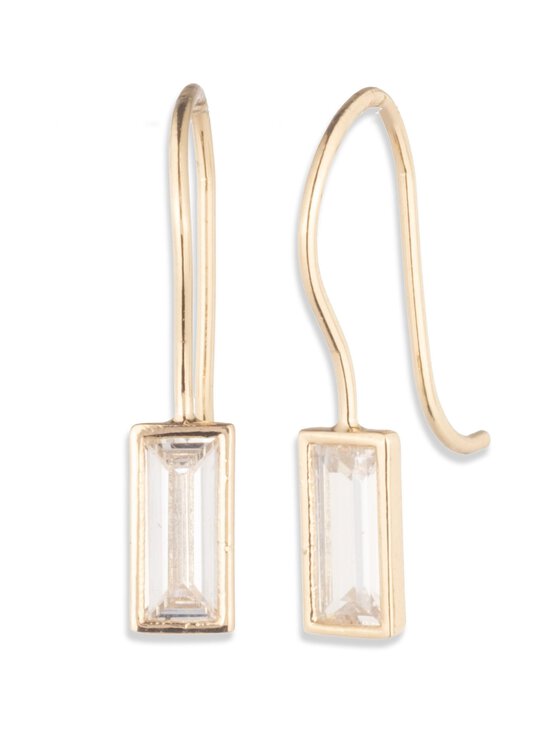 Lauren Ralph Lauren - Baguette Drop -korvakorut - 710 GLD/CRY | Stockmann - photo 1