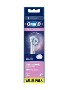 Oral-B - Sensitive Clean & Care -vaihtopäät 4kpl - WHITE | Stockmann
