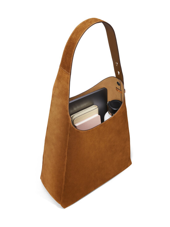 Tory Burch - Romy Suede Hobo rokassoma - CARAMEL | Stockmann - photo 4