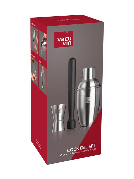 Vacuvin - Kokteilikomplekt kinkekarbis, 3-osaline - CHROME | Stockmann - photo 3
