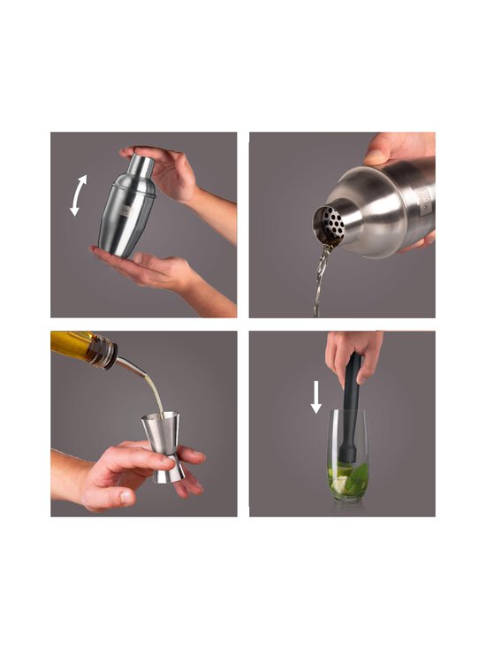 Vacuvin - Kokteilikomplekt kinkekarbis, 3-osaline - CHROME | Stockmann - photo 4