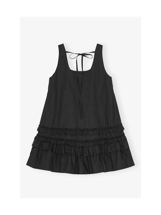 Ganni - Cotton Poplin -minimekko - 099 BLACK - photo 2 Ganni - Cotton Poplin -minimekko - 099 BLACK | Stockmann - photo 2