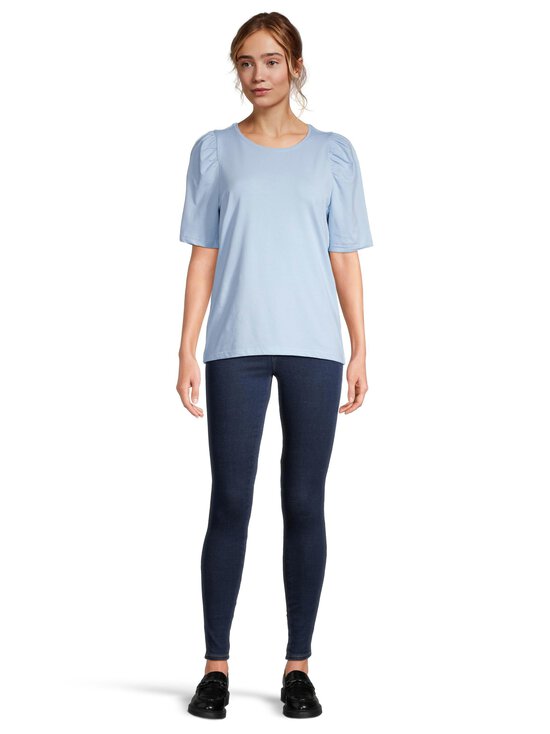 Freequent - Fenja Puff t-paita - CHABRAY BLUE - photo 2 Freequent - Fenja Puff t-paita - CHABRAY BLUE | Stockmann - photo 2