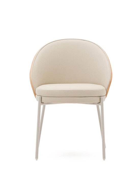 Kave Home - Eamy-tuoli beige keinonahka/saarni - BEIGE | Stockmann - photo 2