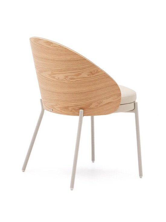 Kave Home - Eamy-tuoli beige keinonahka/saarni - BEIGE | Stockmann - photo 3