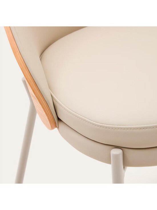 Kave Home - Eamy-tuoli beige keinonahka/saarni - BEIGE | Stockmann - photo 7