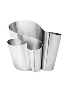 Georg Jensen - Fold Wide -maljakko - STEEL | Stockmann