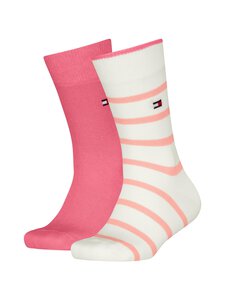 Tommy Hilfiger - Breton Stripe zeķes 2-paku - 006 SOFT PINK | Stockmann