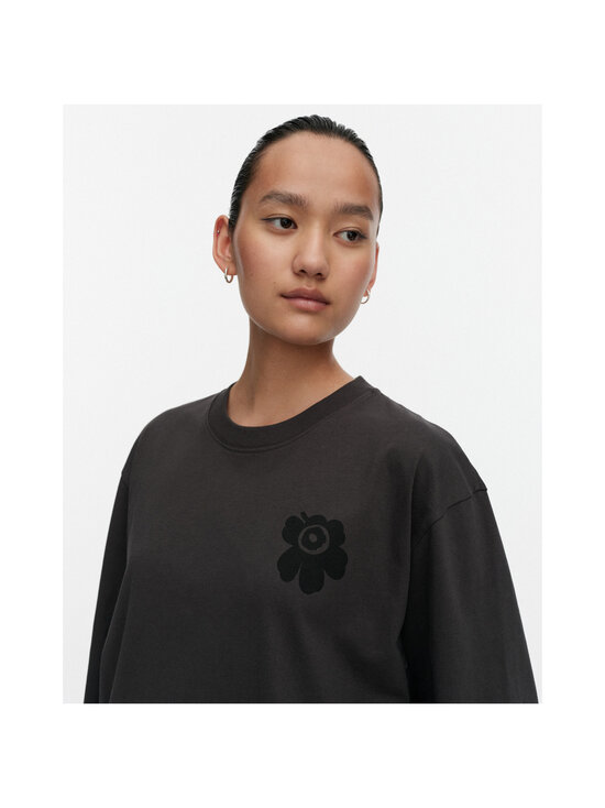 Marimekko - Biitti Unikko -paita - 099 DARK GREY BLACK | Stockmann - photo 4