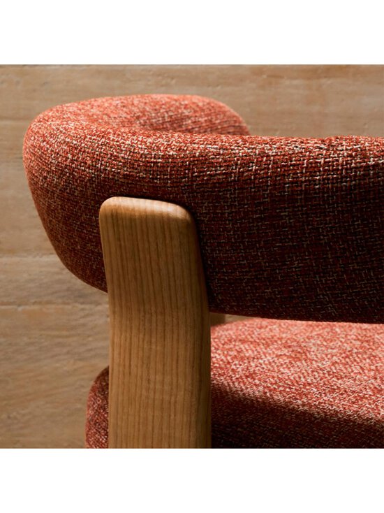 Kave Home - Granite-tuoli kolmijalkainen punaruskea chenille / saarni - PINK | Stockmann - photo 6