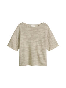 Marc O'Polo - Lyhythihainen neulepaita - 0914 LINEN BEIGE | Stockmann