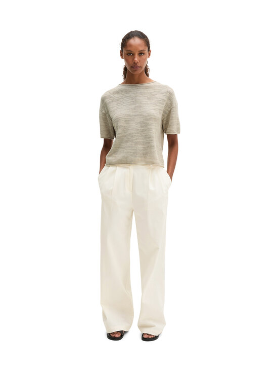 Marc O'Polo - Lyhythihainen neulepaita - 0914 LINEN BEIGE | Stockmann - photo 5