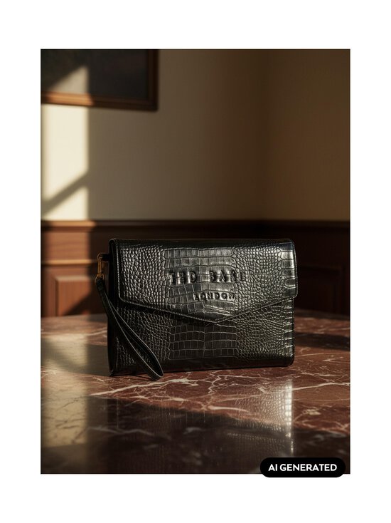 Ted Baker London - Crocey Pouch -pikkulaukku - JET BLACK | Stockmann - photo 4