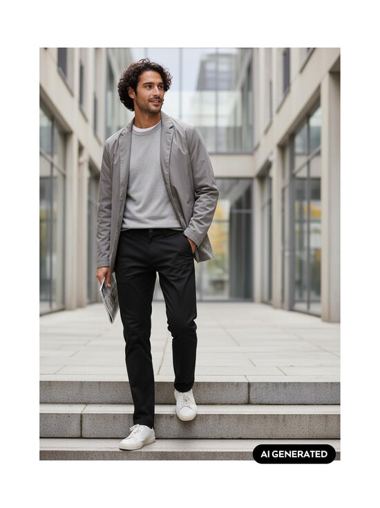 CONSTRUE - Chinopüksid Como Cottonstretch - BLACK | Stockmann - photo 6