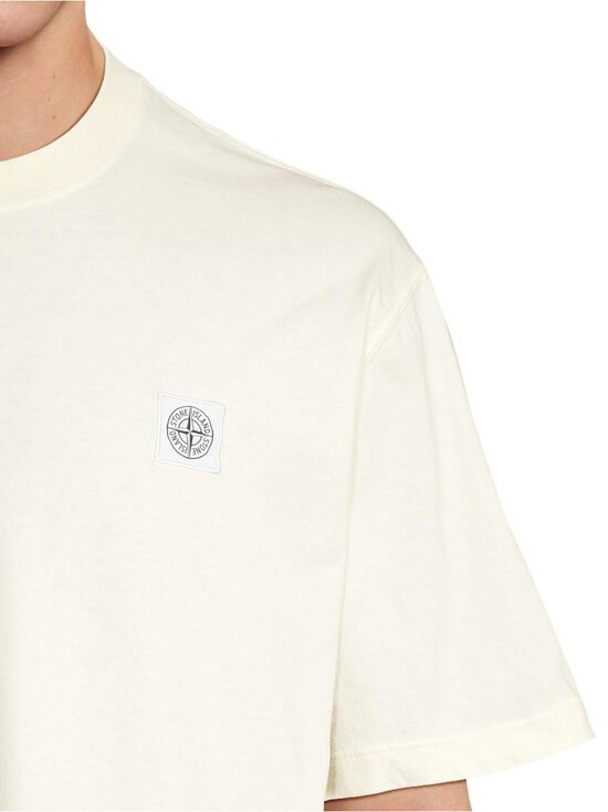 Stone Island - Klasisks logo T-krekls - V0093 IVORY | Stockmann - photo 4