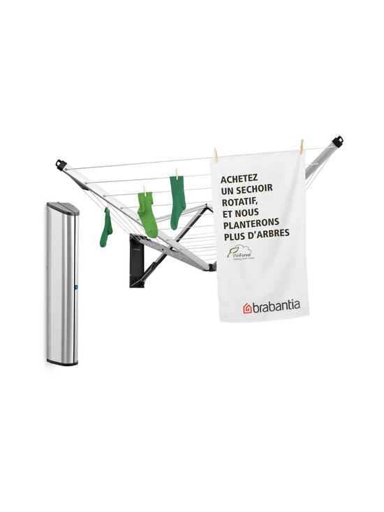 Brabantia - WallFix sienas drēbju žāvēšanas statīvs - GREY - photo 1 Brabantia - WallFix sienas drēbju žāvēšanas statīvs - GREY | Stockmann - photo 1