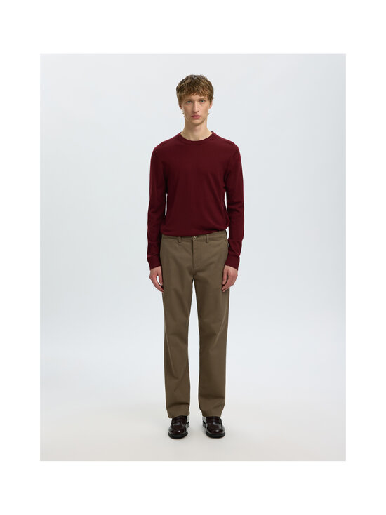 Selected - SlmTray Merino merīnvilnas džemperis - TAWNY PORT | Stockmann - photo 4