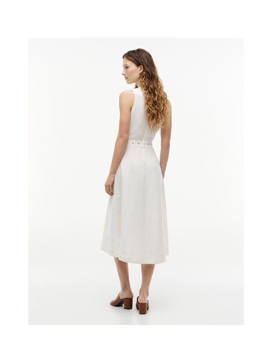 Tommy Hilfiger - Vyöllinen midimekko - YA8 IVORY SILK | Stockmann - photo 3