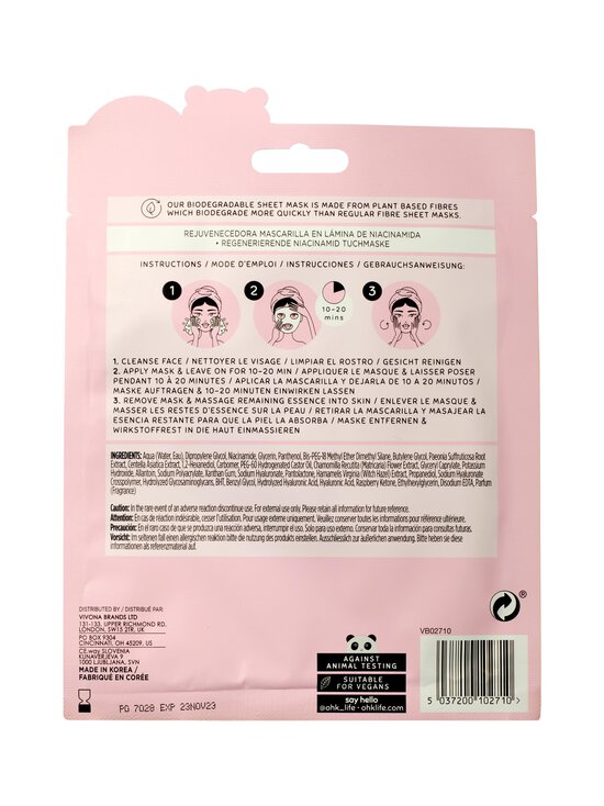 Ohk! - Kangasmask Rejuvenating Niacinamide - NOCOL - photo 2 Ohk! - Kangasmask Rejuvenating Niacinamide - NOCOL | Stockmann - photo 2