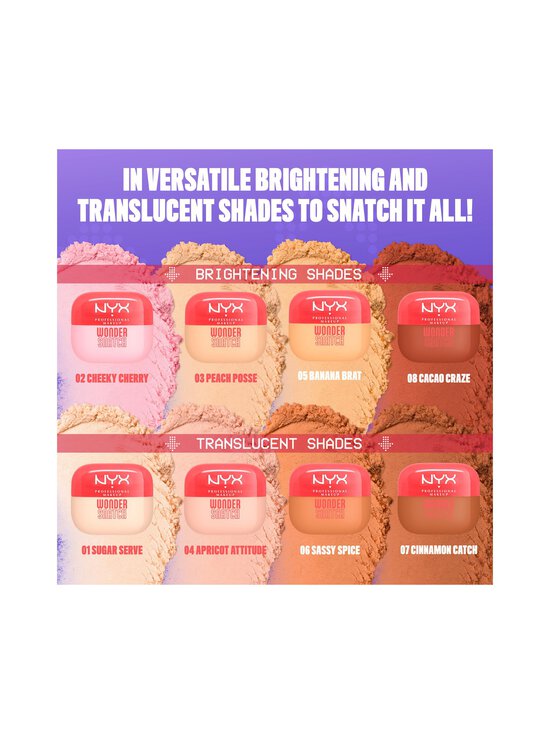 NYX Professional Makeup - Wonder Snatch Powder -viimeistelypuuteri - 03 PEACH POSSE | Stockmann - photo 4