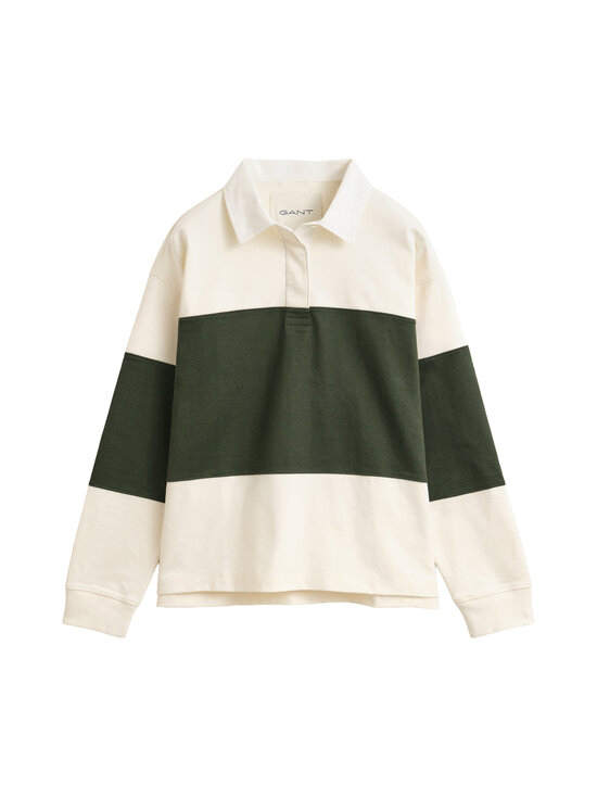 GANT - Colorblocked Heavy Rugger -paita - 377 MOSSY GREEN | Stockmann - photo 1