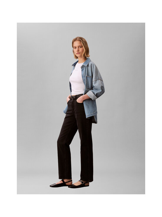 Calvin Klein Jeans - High Rise Straight -farkut - Q2L MIDNIGHT BLACK | Stockmann - photo 4
