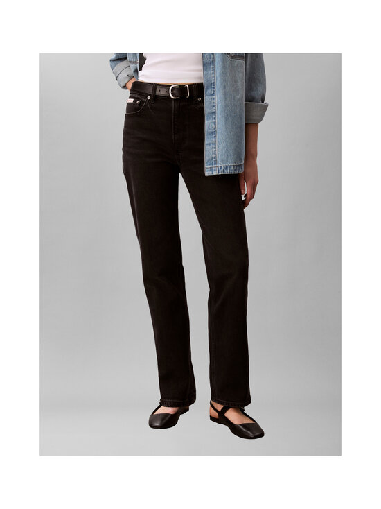 Calvin Klein Jeans - High Rise Straight -farkut - Q2L MIDNIGHT BLACK | Stockmann - photo 5