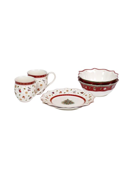 Toy's Delight Breakfast for 2 White Set galda trauku komplekts 6 gab.