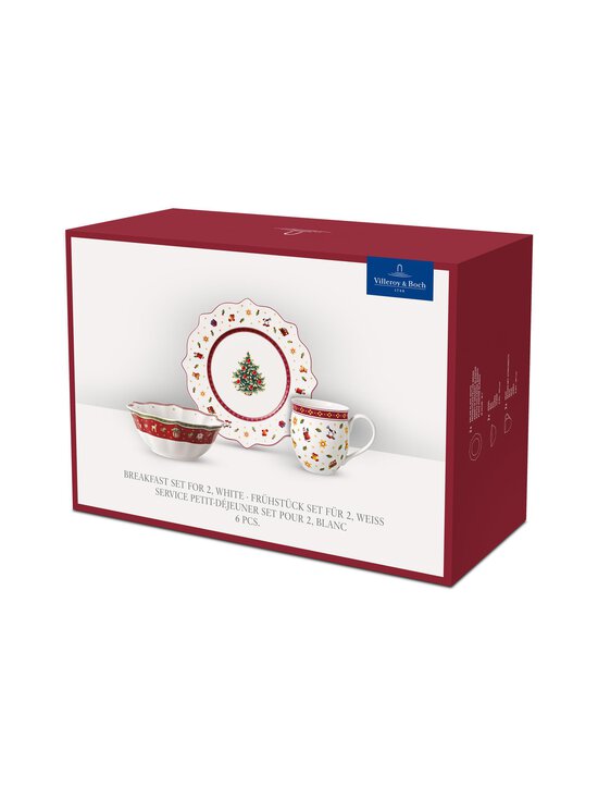 Villeroy & Boch - Toy's Delight Breakfast for 2 White Set galda trauku komplekts 6 gab. - WHITE | Stockmann - photo 2