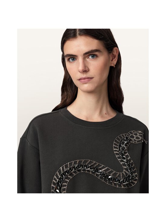 Allsaints - Jada Pippa -collegepaita - WASHED BLACK | Stockmann - photo 4