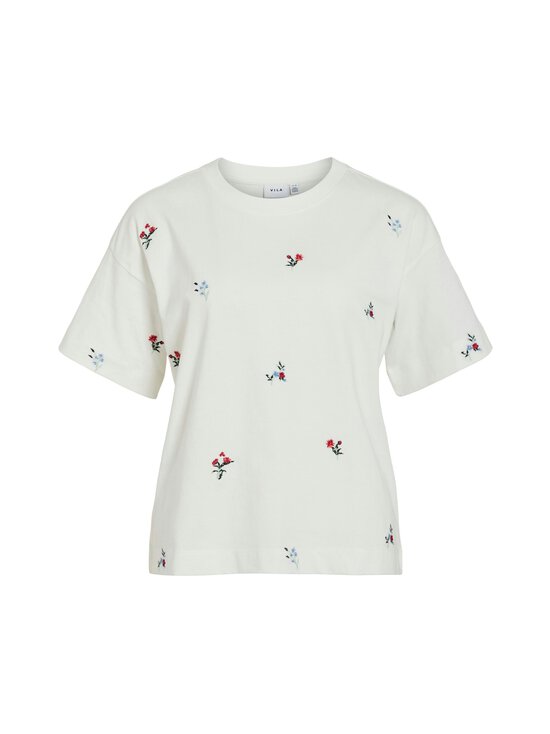 Vimonie Flower Embroidery t-krekls