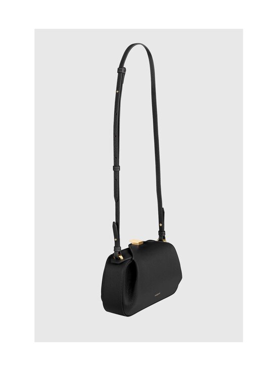 YUZEFI - Oyster Clutch Mini Pebble Grain -nahkalaukku - BLACK | Stockmann - photo 3
