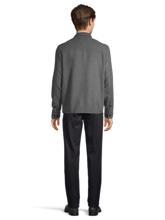 J.Lindeberg - Pealissärk Flat Wool Overshirt - U242 DARK GREY MELANGE | Stockmann - photo 3