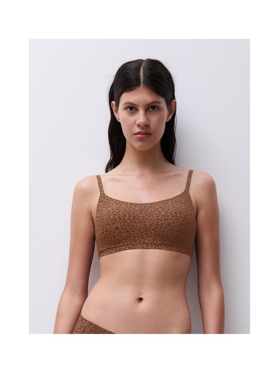 Chantelle - Polsterdatud rinnahoidja Superstretch Wirefree Bralette -topatut rintaliivit - C60 WILD BROWN | Stockmann - photo 4