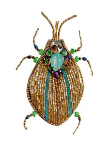 Shishi - Beaded Beetle -joulukoriste - GOLD | Stockmann