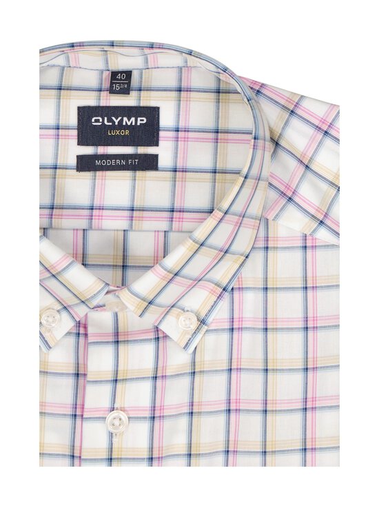 Olymp - Modern Fit Check krekls ar apkakli - 81 PINK - photo 2 Olymp - Modern Fit Check krekls ar apkakli - 81 PINK | Stockmann - photo 2
