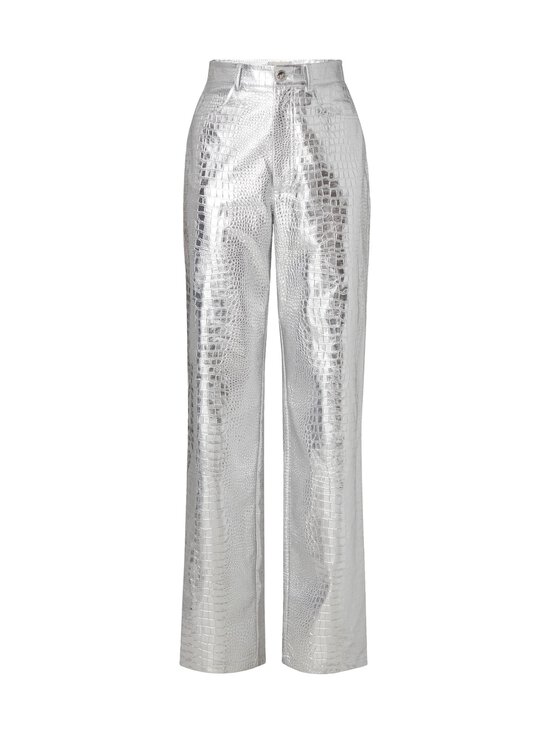 Daphne Metallic -tekonahkahousut